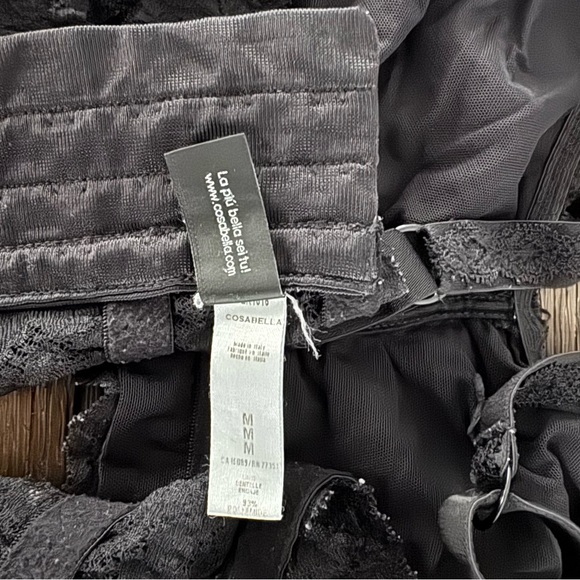 Cosabella Black Lace Wireless Bralette M - Picture 6 of 6